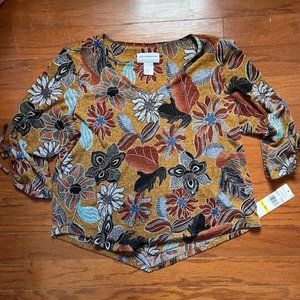 Alfred Dunner Floral Blouse
